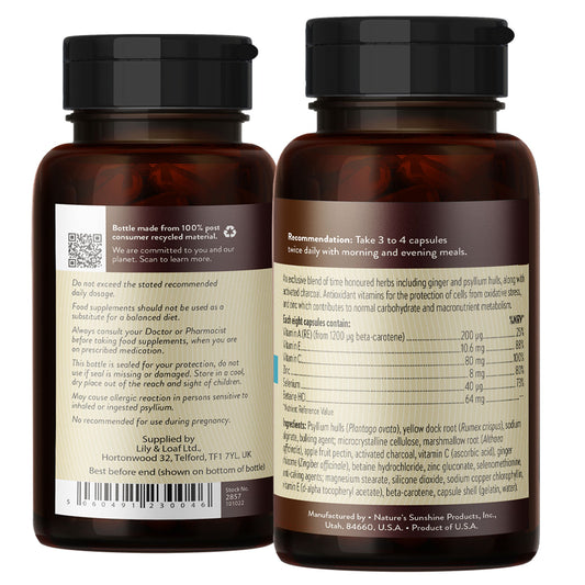 Enzymes, fibre, vitamins, intestinal system | Nature's Sunshine