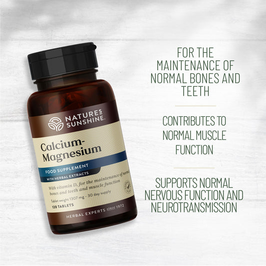 Calcium & Magnesium, bones,teeth,muscle function | Nature's Sunshine