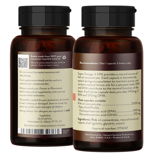 Omega-3, EPA, DHA, brain, skin, vision | Nature's Sunshine