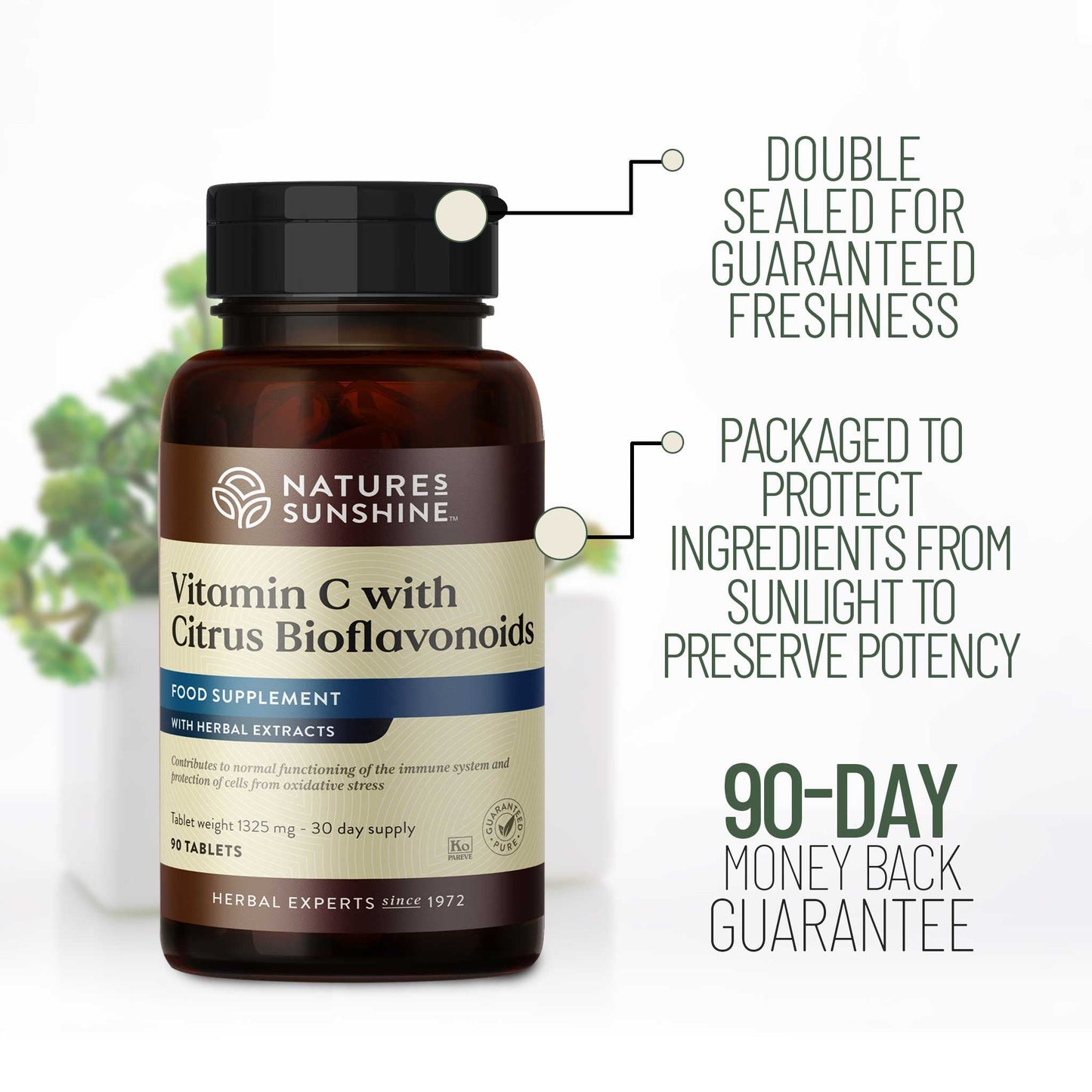 Vitamin C, bioflavonoids, immune, skin, tiredness | Nature's Sunshine