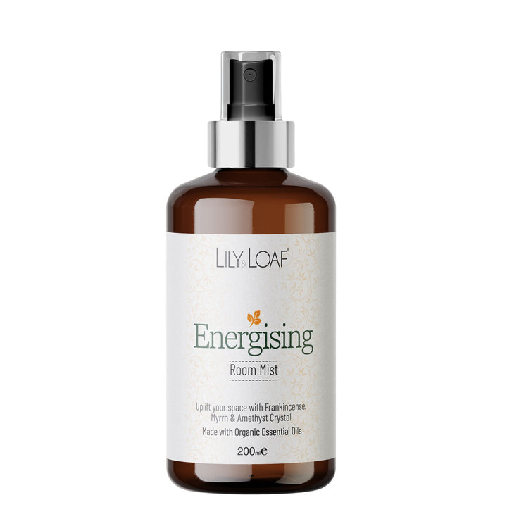 Lily Loaf Energising Room Mist bottle on a white background