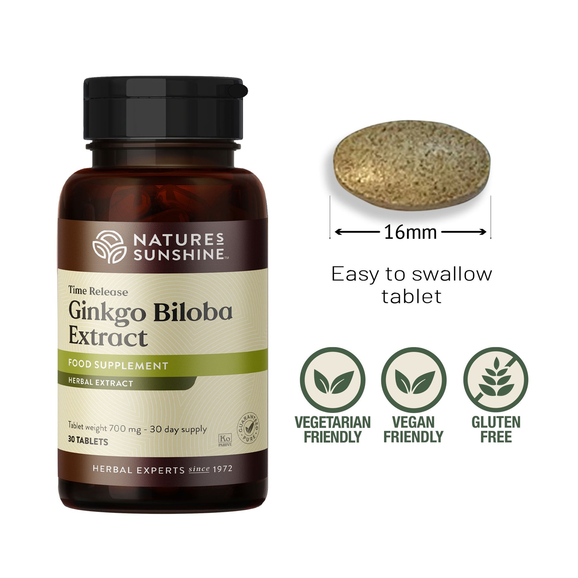 Ginkgo, timed release, circulation, heart health | Nature's Sunshine
