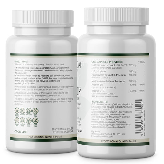 5-HTP, reduces stress & anxiety, aids restful sleep | Lily & Loaf