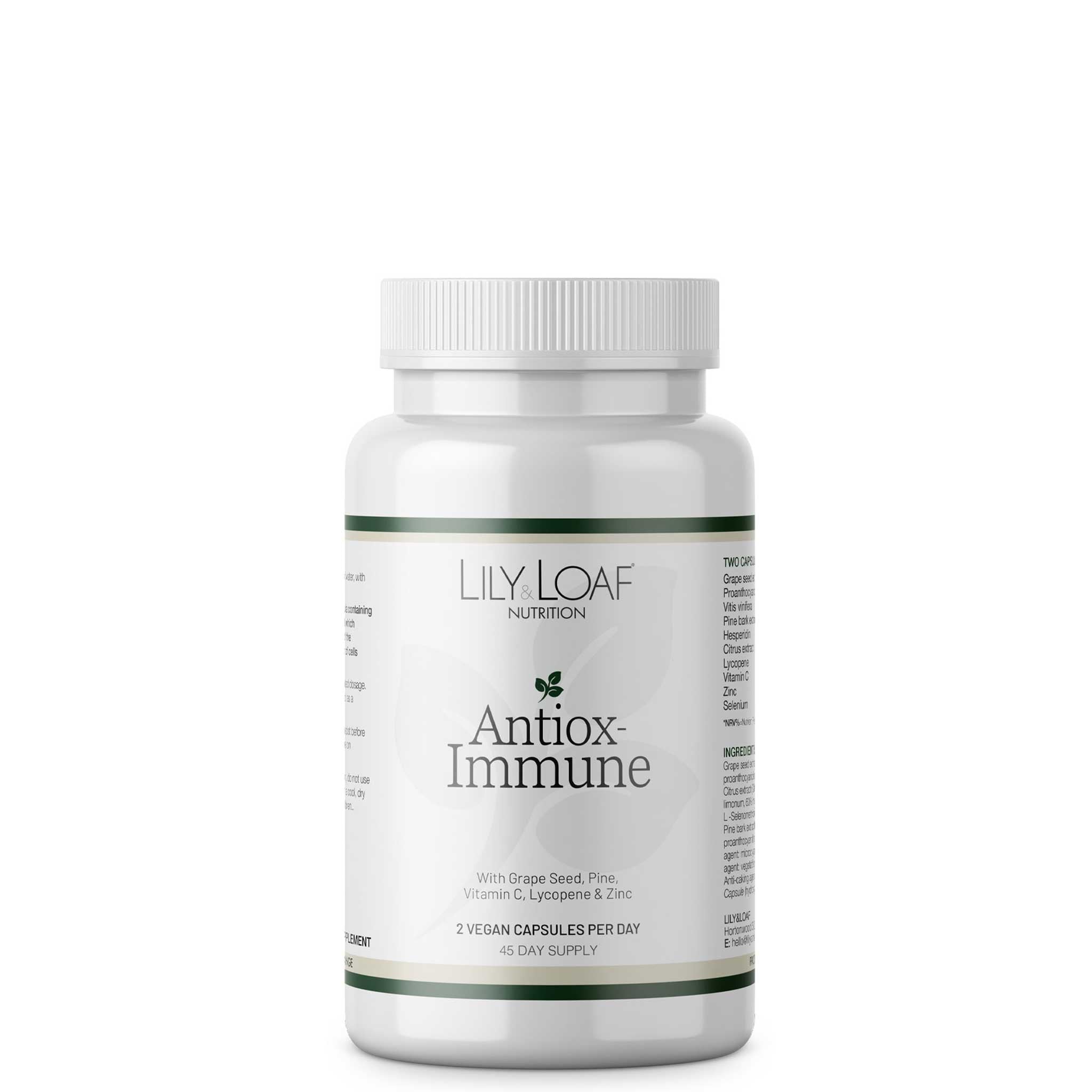 Immune system, zinc, vitamin c, lycopene, grapeseed | Lily & Loaf