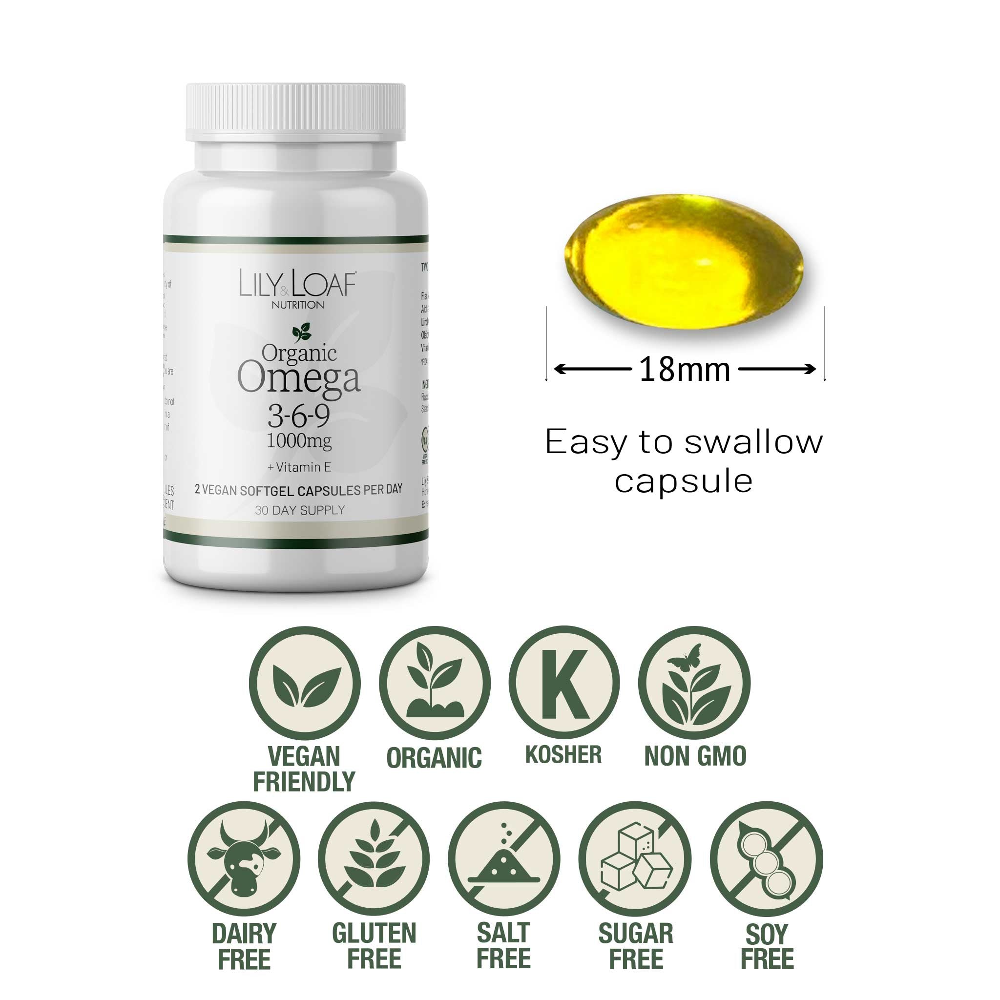 Omega 3-6-9 1000mg (Organic)