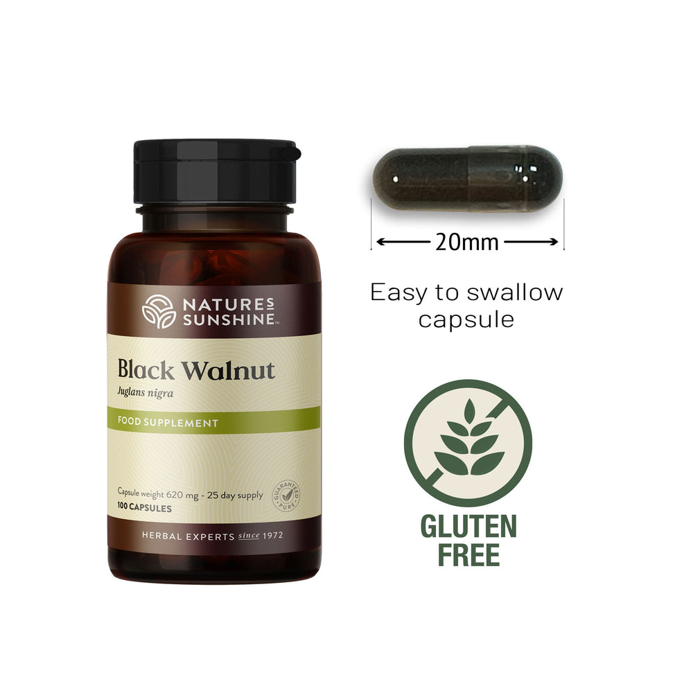 Black Walnut | Intestinal support, soothes irritated tissue | Nature's Sunshine