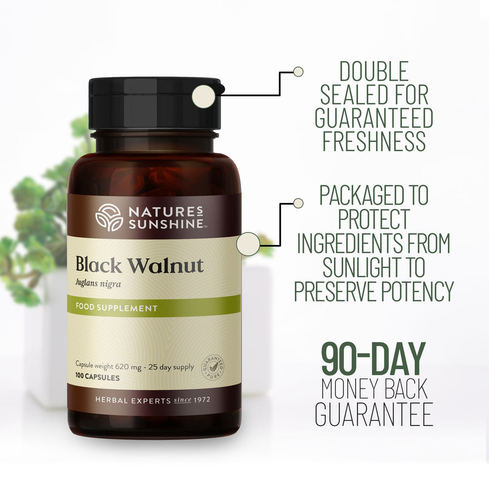 Black Walnut | Intestinal support, soothes irritated tissue | Nature's Sunshine