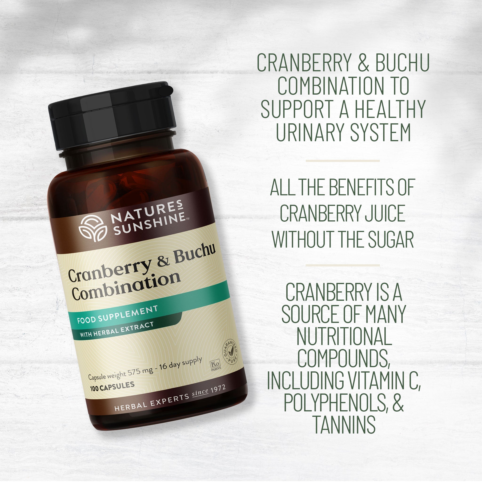 Cranberry, Buchu, kidneys, urinary system | Nature's Sunshine