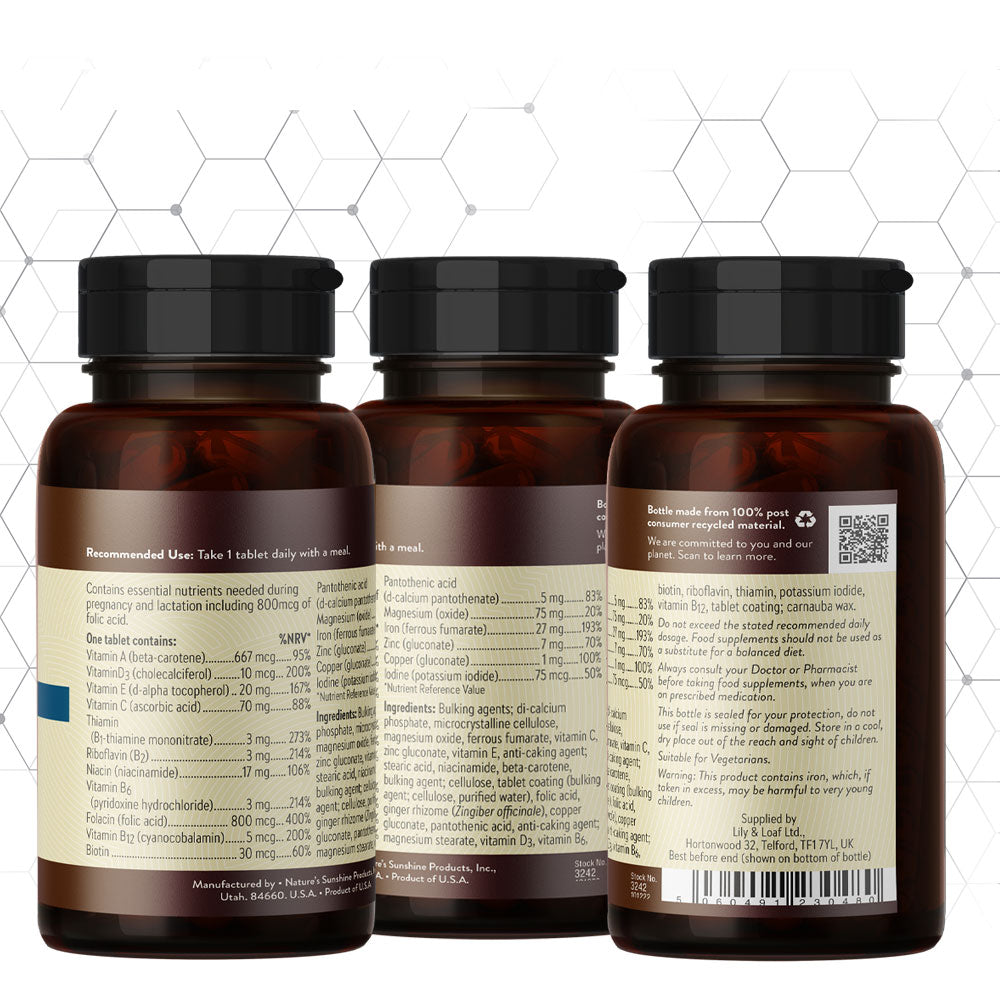 Pregnancy, Nursing, Prenatal, Vitamins, Folic Acid | Nature's Sunshine
