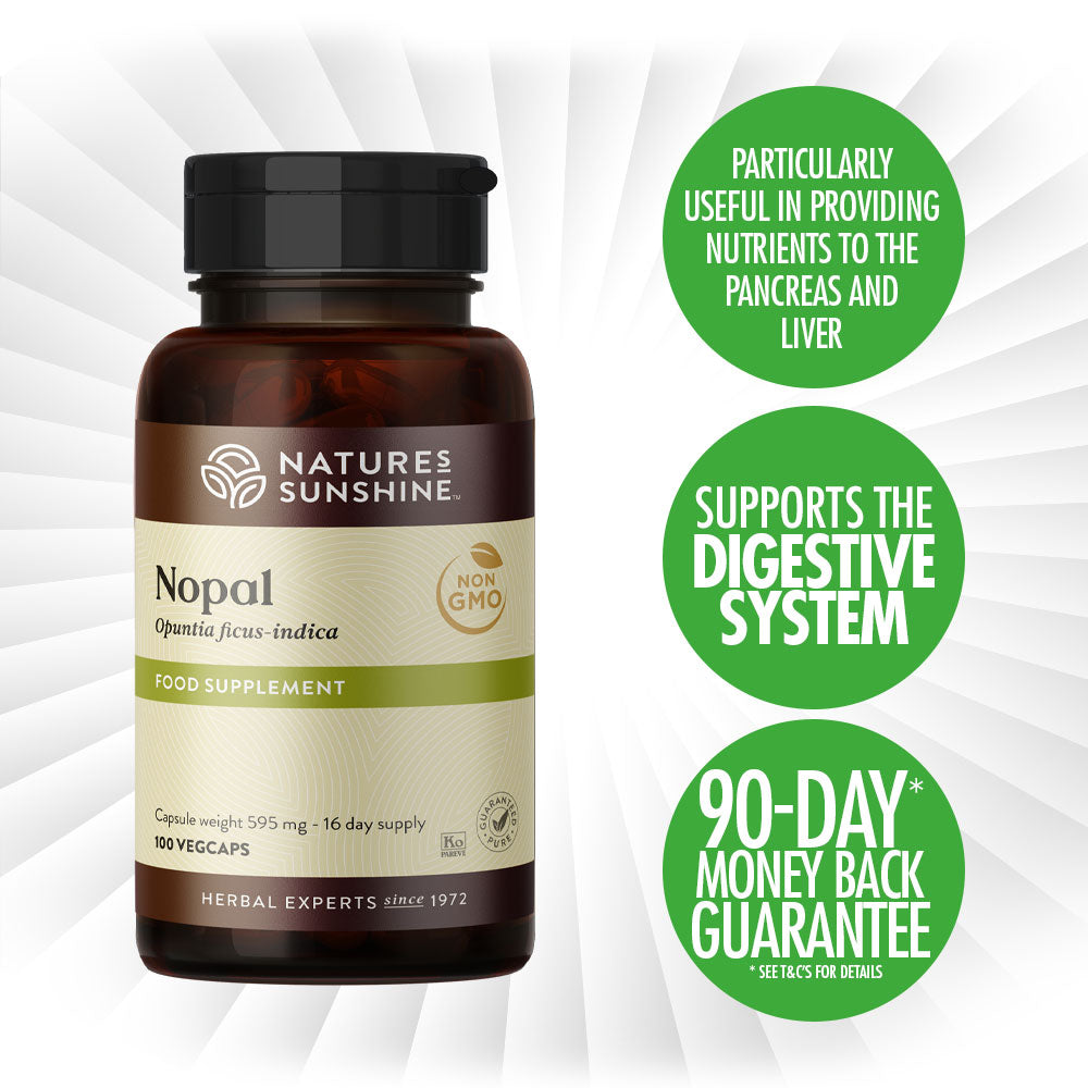 Nopal, prickly pear, pancreas, liver, digestion | Nature's Sunshine