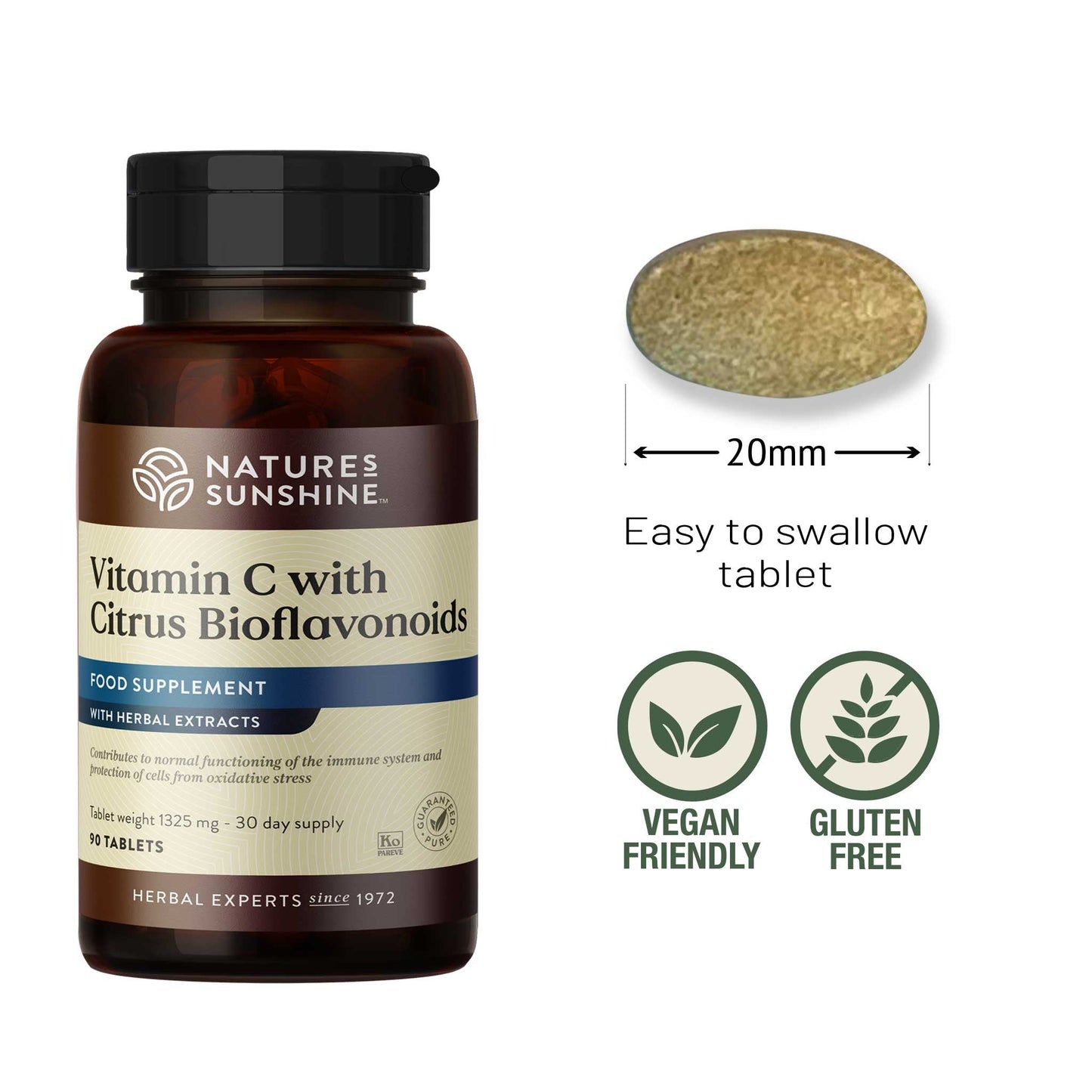 Vitamin C, bioflavonoids, immune, skin, tiredness | Nature's Sunshine