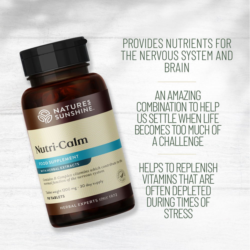 Stress relief, calm, chamomile, nervous system, brain | Nature's Sunshine