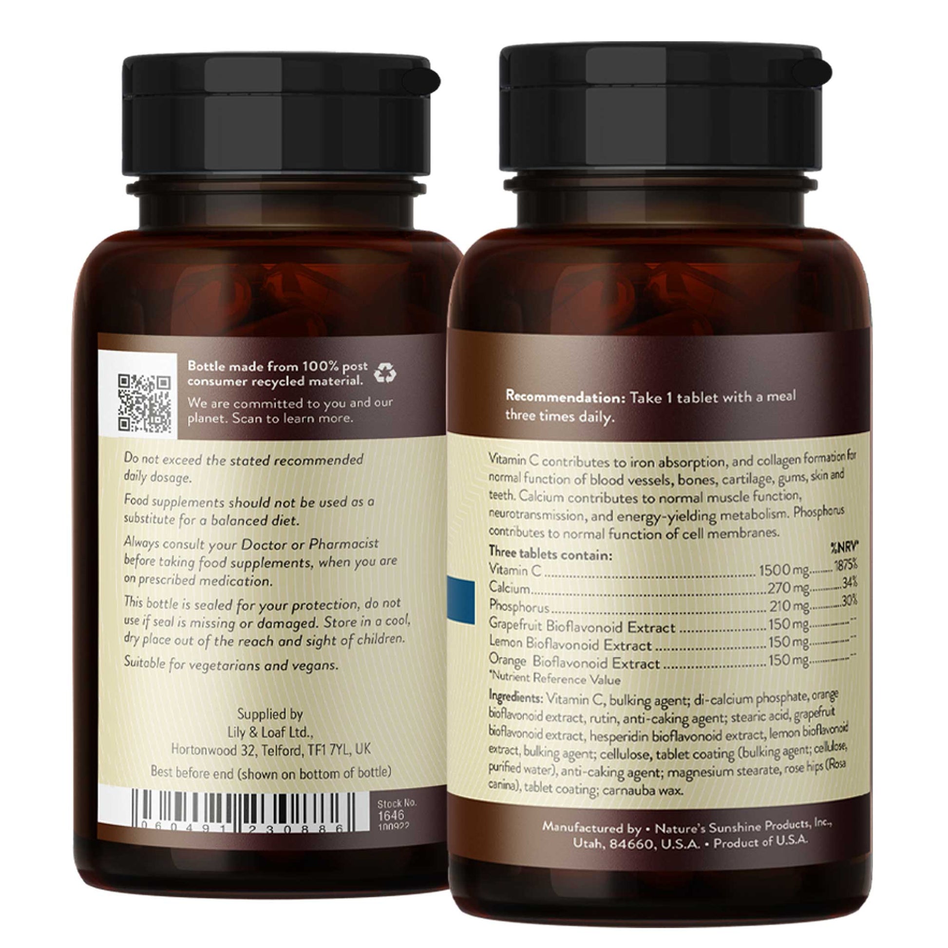 Vitamin C, bioflavonoids, immune, skin, tiredness | Nature's Sunshine