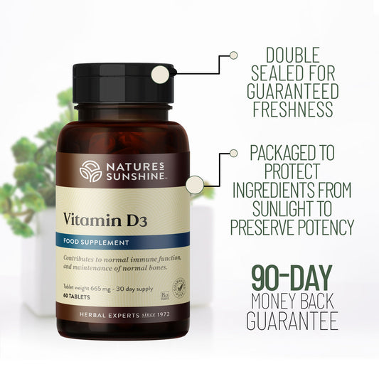 Vitamin D, bones, teeth, immune, muscle, sunshine | Nature's Sunshine