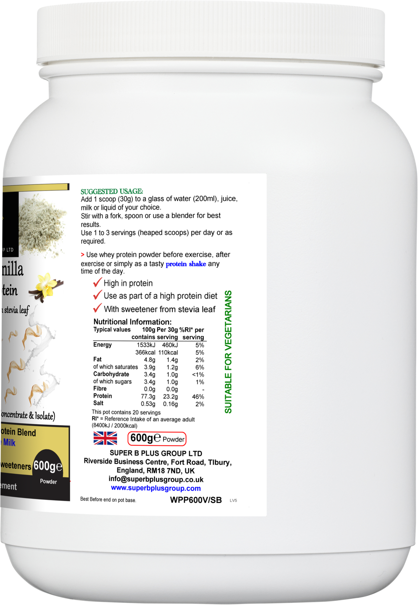 Super Vanilla Whey Protein