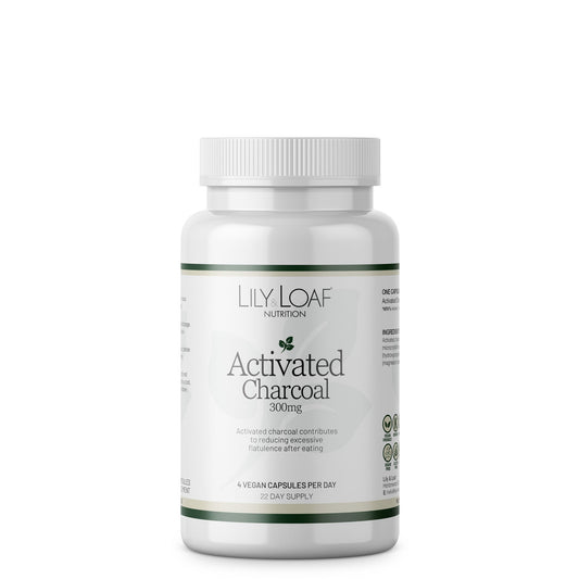 Activated Charcoal, gas, flatulence, digestion | Lily & Loaf