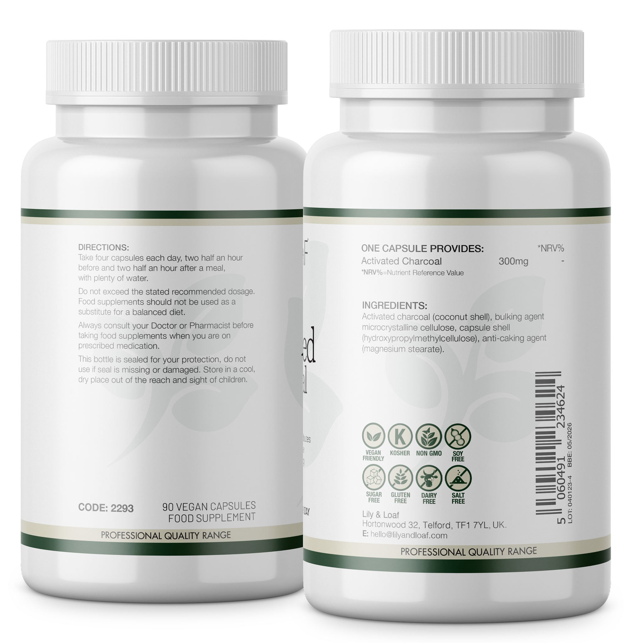 Activated Charcoal, gas, flatulence, digestion | Lily & Loaf