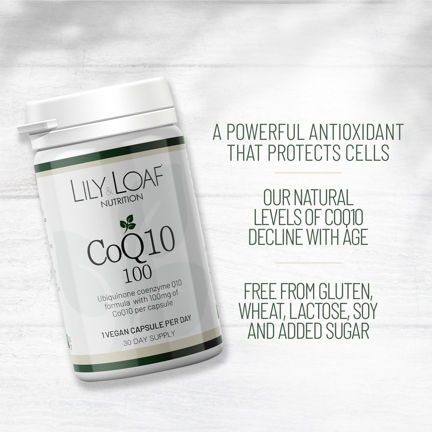 CoQ10, Ubiquinone, muscle, heart, metabolism | Lily & Loaf

