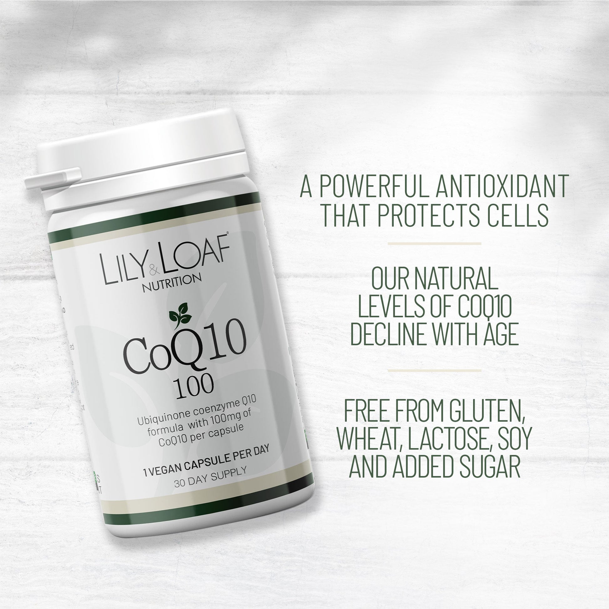 CoQ10, Ubiquinone, muscle, heart, metabolism | Lily & Loaf

