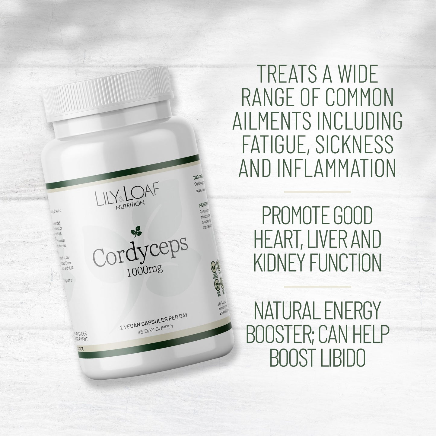 Cordyceps, sinensis, mushrooms, vitality | Lily & Loaf