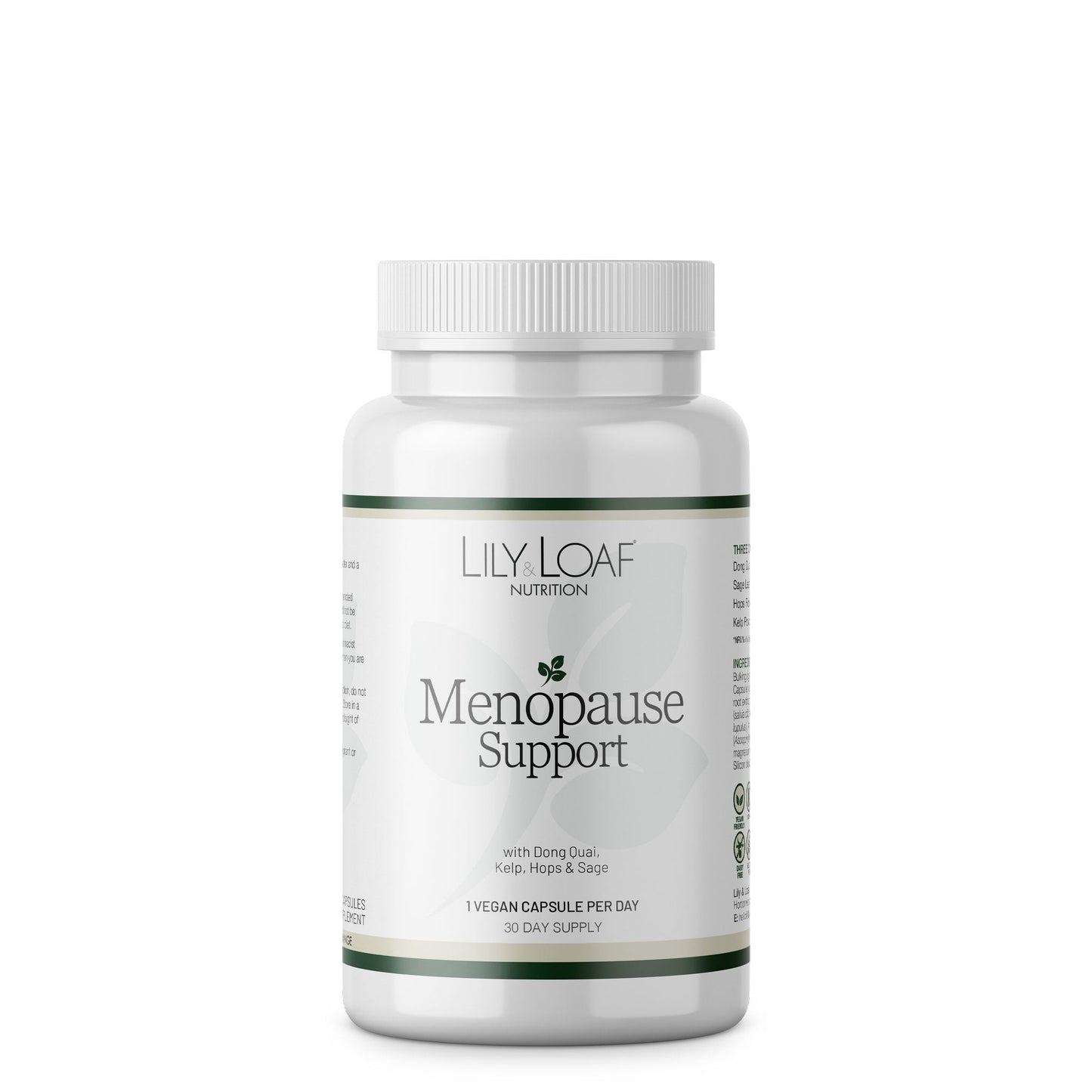 Menopause Support, dong quai, sage, hops, kelp | Lily & Loaf