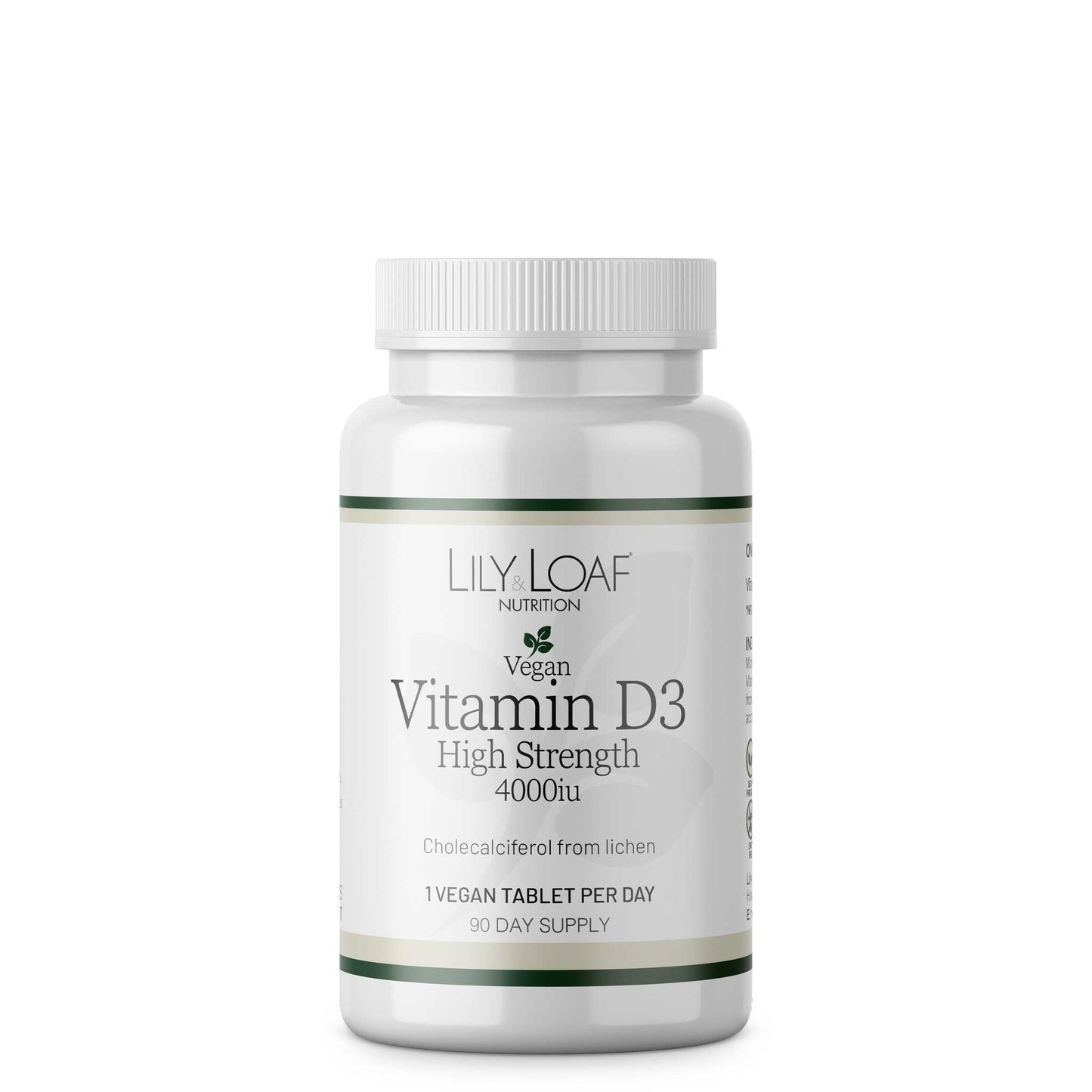 Vitamin D3 High Strength, Vegan 4000iu, bone, Teeth 