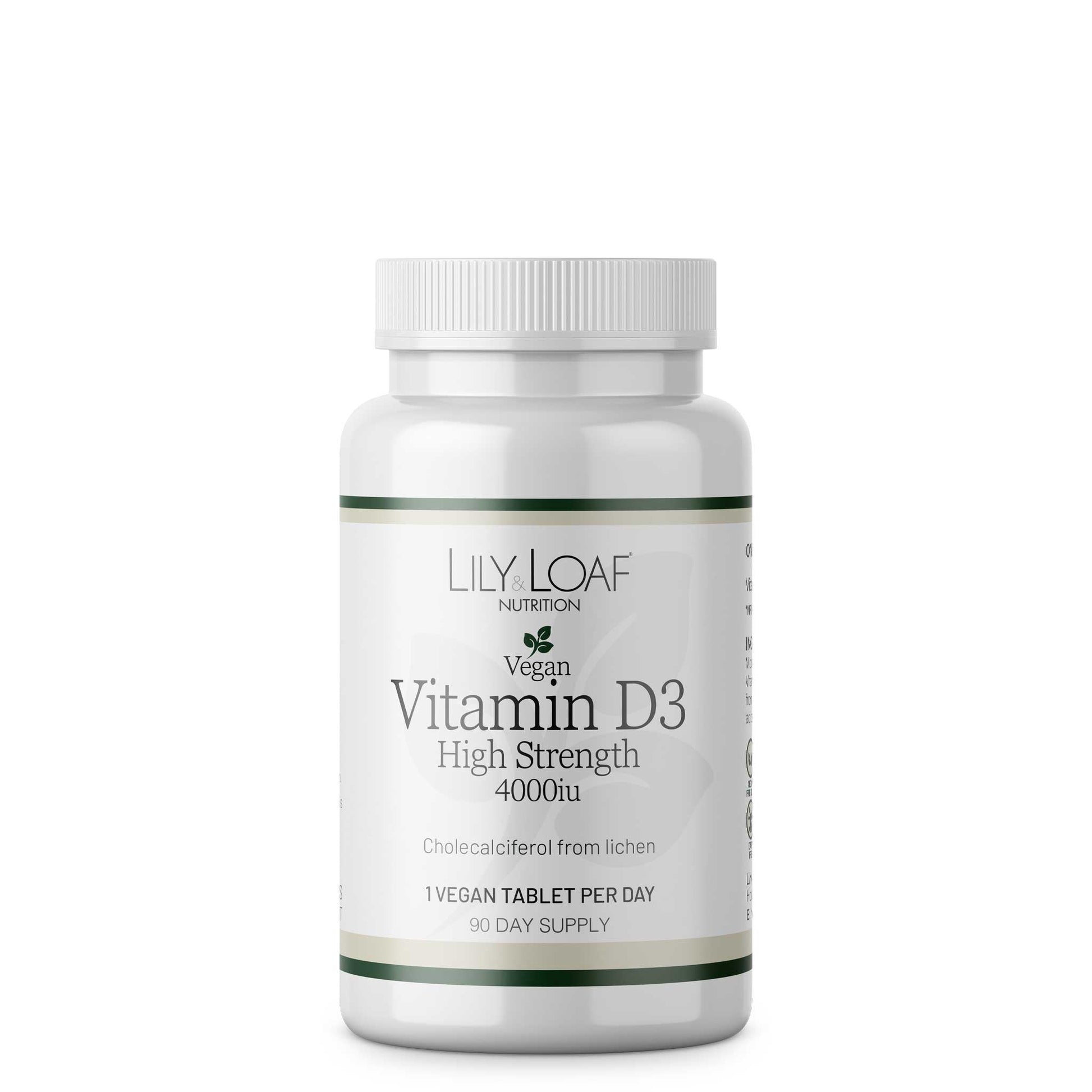 Vitamin D3 High Strength, Vegan 4000iu, bone, Teeth 