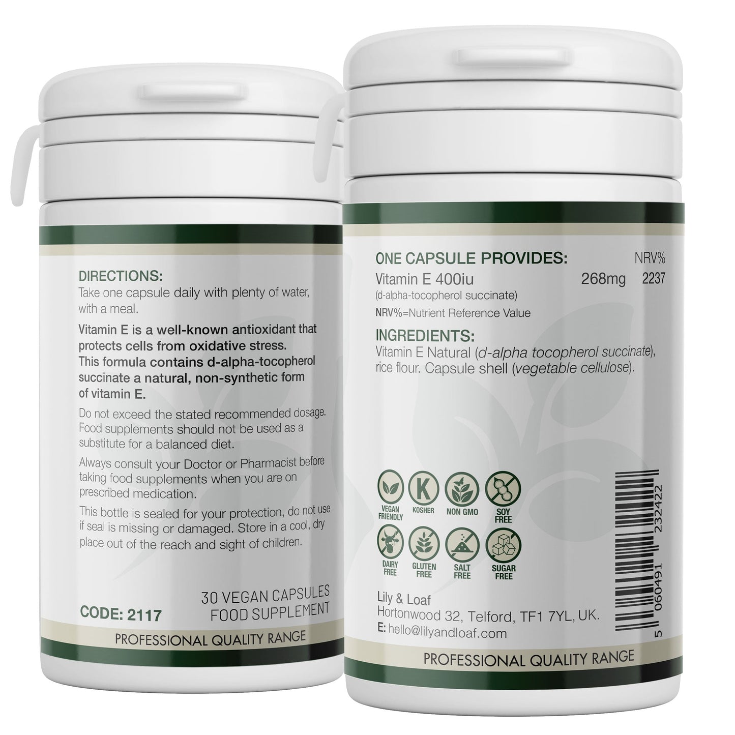 Vitamin E, antioxidant, immune support, anti-ageing 