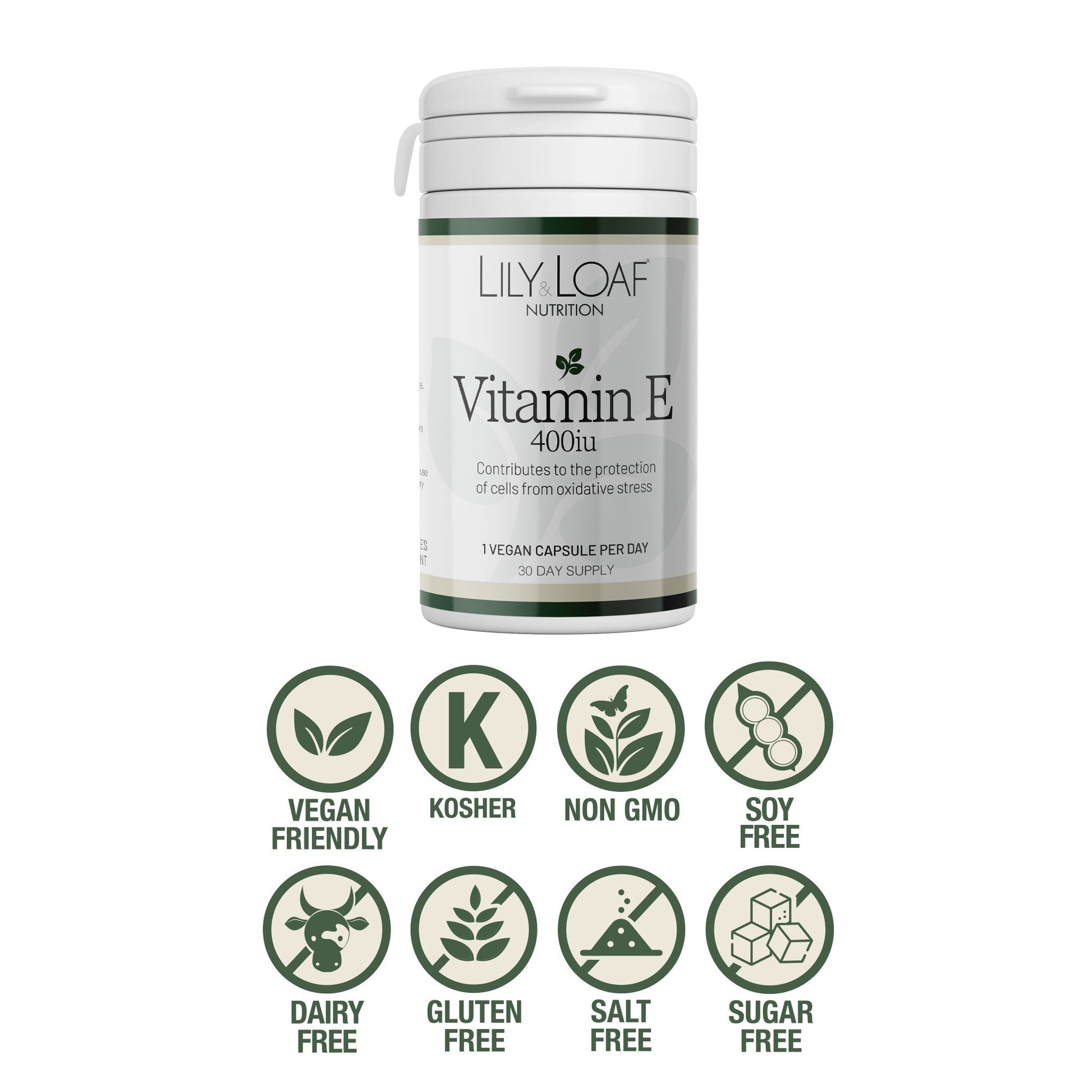 Vitamin E, antioxidant, immune support, anti-ageing 